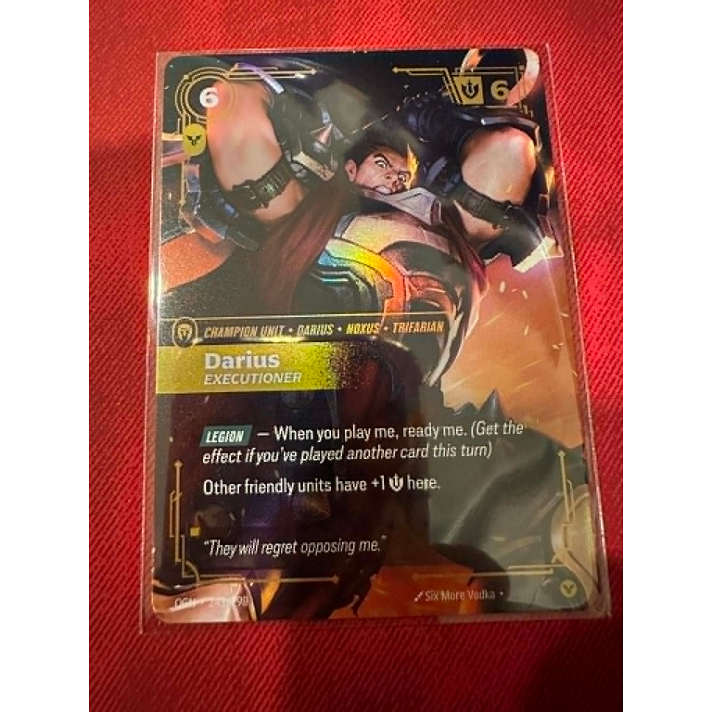 Darius - Executioner Riftbound TCG League of Legends Card Game ระดับ Epic ชุด Origins