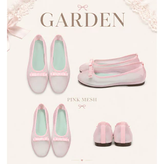 Geme รองเท้าแมรี่เจน ตาข่ายปักดอกไม้ รุ่น garden🪏นุ่ม น้ำหนักเบา (ผลิตในไทย🇹🇭)
