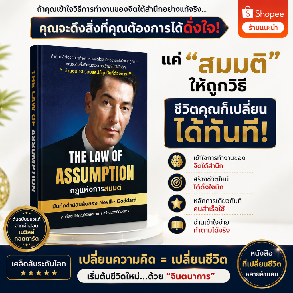 The Law of Assumption กฏแห่งการสมมติ - คำสอนลับจาก Neville Goddard