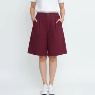 Bermuda Cotton Pants กางเกง 3 ส่วนยืดข้างกึ่งลำลองที่ยาวเหนือเข่าขึ้นมานิดนึง