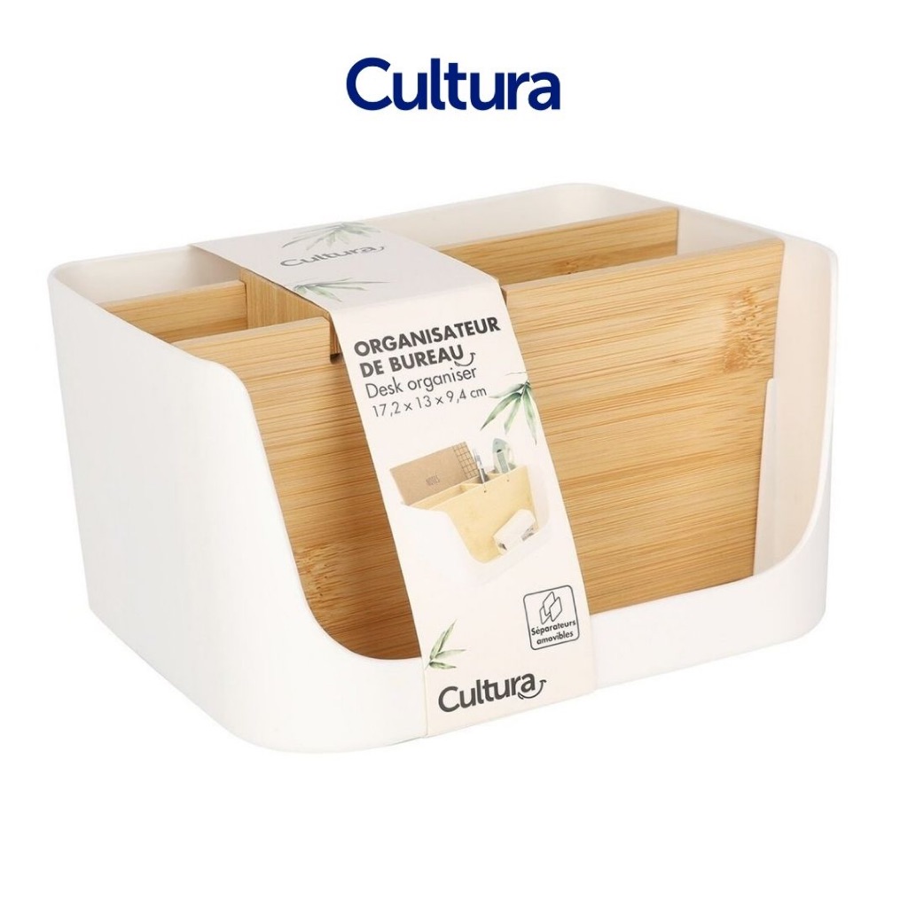 CULTURA BAMBOO DESK ORGANIZER ที่จัดระเบียบโต๊ะทำงานไม้ไผ่
