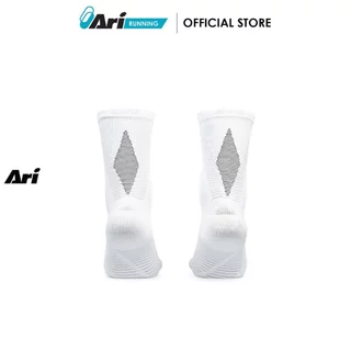ARI ADEPT TERRY RUNNING CREW SOCKS - ถุงเท้าวิ่ง อาริ