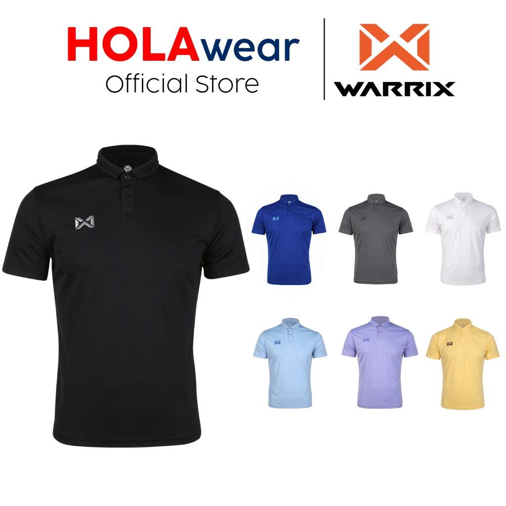 [มีส่งด่วน]  เสื้อโปโล WARRIX 212PLACL30 โลโก้ปัก รุ่น PIQUE POLO  โพส1/2
