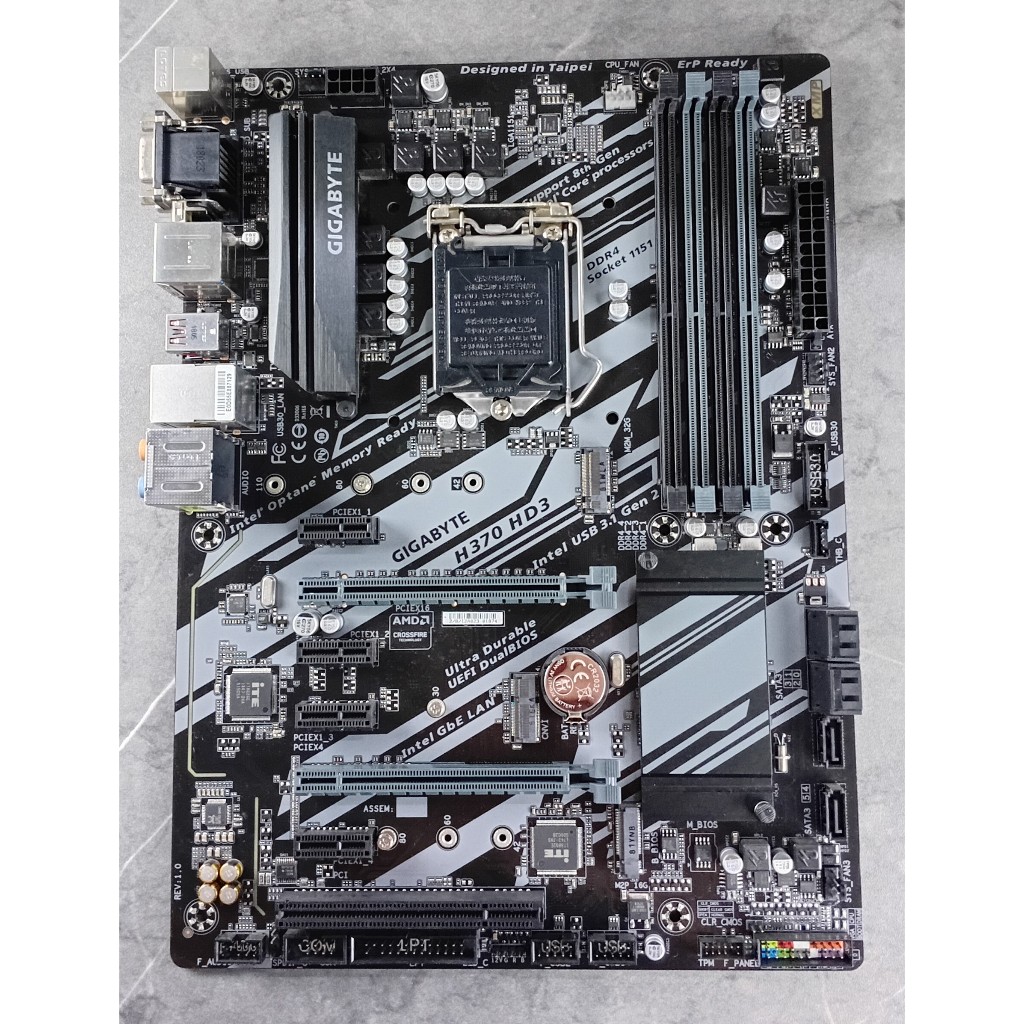 MAINBOARD (เมนบอร์ด) 1151 GIGABYTE H370 HD3
