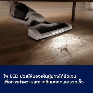 Electrolux เครื่องดูดฝุ่นไร้สายแบบ 2‑in‑1 ด้ามจับและแบบมือถือ รุ่น EFS32212EB สีดำ
