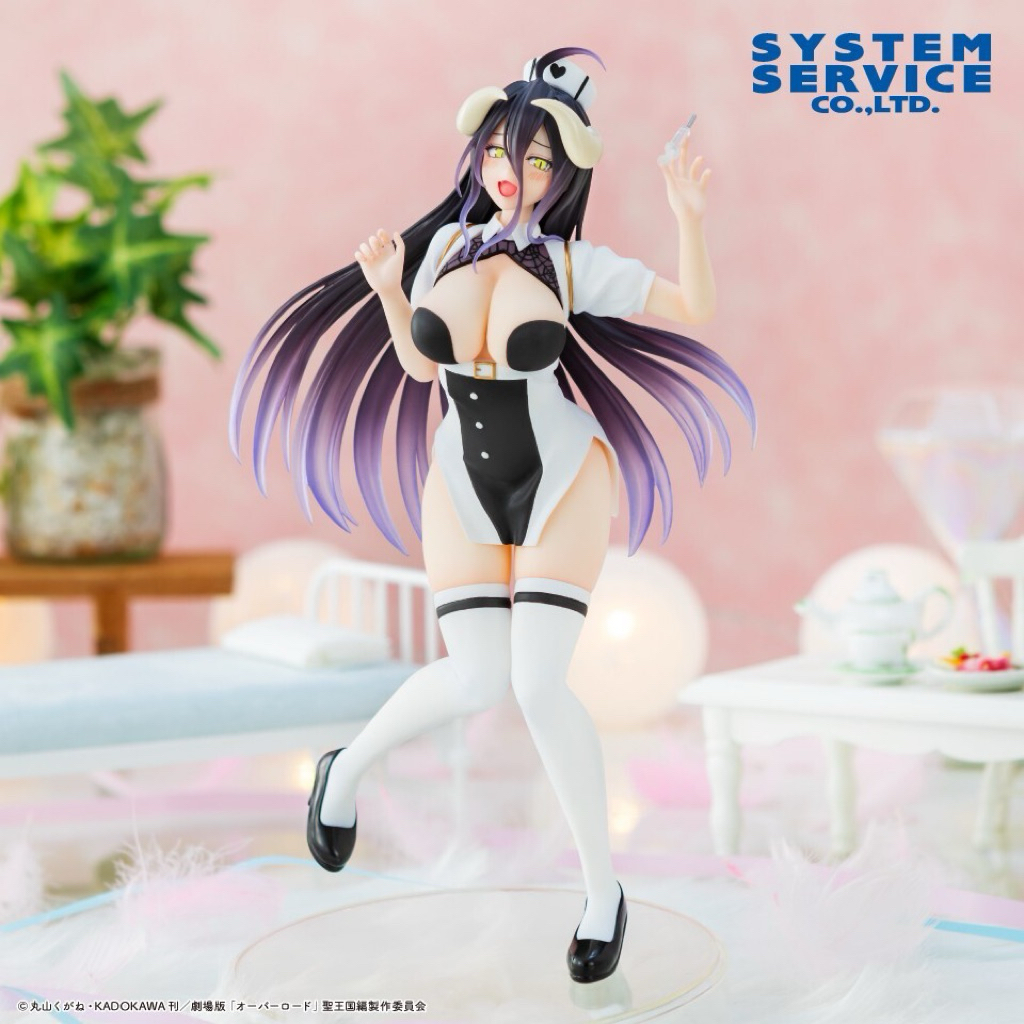 (พร้อมส่งงานแท้💯%) อัลเบโด้ โอเวอร์ลอร์ด Overlord Albedo - Vivit Albedo (Nurse Ver.) Figure