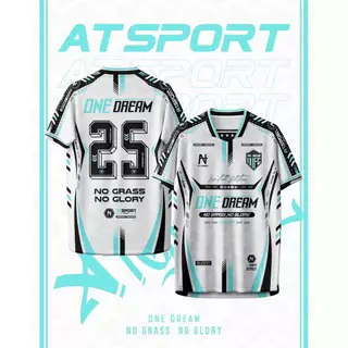 เสื้อพิมพ์ลาย A T SPORT รุ่น A T WHITE SERIES เสื้อบอล เสื้อทีม ใส่เที่ยวและออกทริปใส่เป็นกลุ่ม ผ้าไมโครหน้าเรียบ