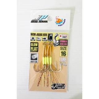 เบ็ดจิ๊กสอดสลิง JP JADESADA Jigging Hook JP งานทำมือ NO.1/0-3/0 และ NO.14-18