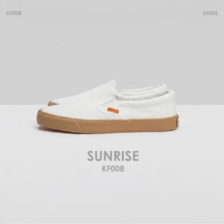 KIM&CO. Sunrise(KF008W) รองเท้าผ้าใบกันน้ำ แฟชั่นผู้หญิง สลิปออนมินิมอลกันน้ำ นุ่มสบาย ไม่ต้องกลัวฝน