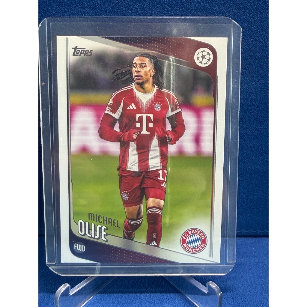 TOPPS UEFA UCC FLAGSHIP 2025 2026 BAYERN MUNICH MICHAEL OLISE