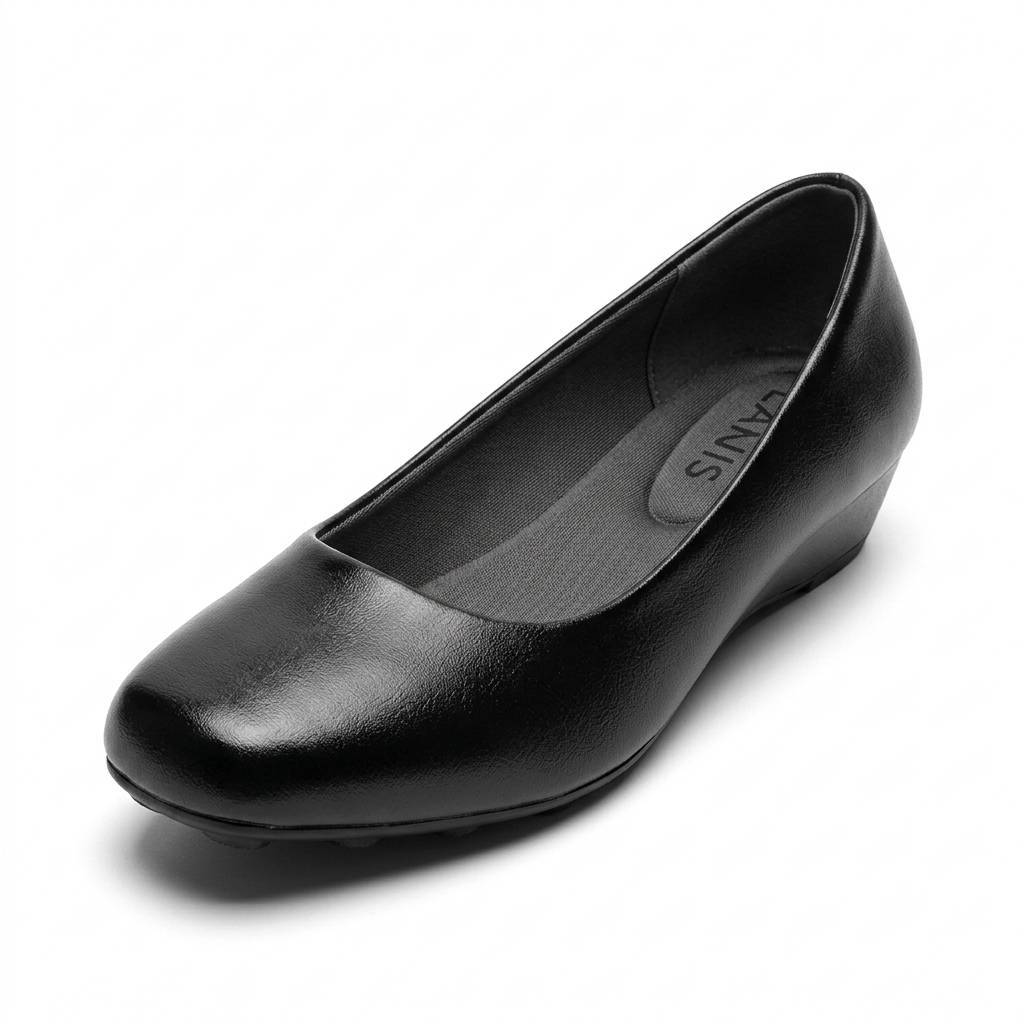 Heavy Shoesรองเท้าหนังคัชชูผู้หญิงในเครือแบรนด์LANISรุ่น LS0707 สีดำ