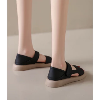 Shoes i amm B42 *ร้านจริงส่งตรงจากนครนายก รองเท้าแตะลุคมินิมอล สุภาพ พื้นเว้าโค้งรับรูปเท้า เดินสบาย กระจายน้ำหนักได้ดี