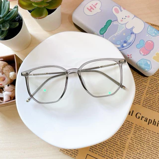 (S33) แว่นสายตาสั้น -450 ถึง -800 ทรงเหลี่ยมหักมุม แป้นในตัว เลนส์มัลติโค๊ต ออกแดดเปลี่ยนสี แถมซองใส่แว่น + ผ้าเช็ดแว่น