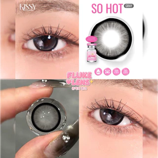 คอนแทคเลนส์ Silicone Hydrogel 🔥So Hot (Kissylens) 🩷ขนาดบิ๊กอาย🩷Brown / Gray sohot