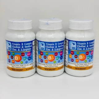 Vitamin B Complex Plus วิตามินบีรวม วิตามิน บี คอมเพล็กซ์ พลัส ตรา บลูเบิร์ด ขนาด 600 มก