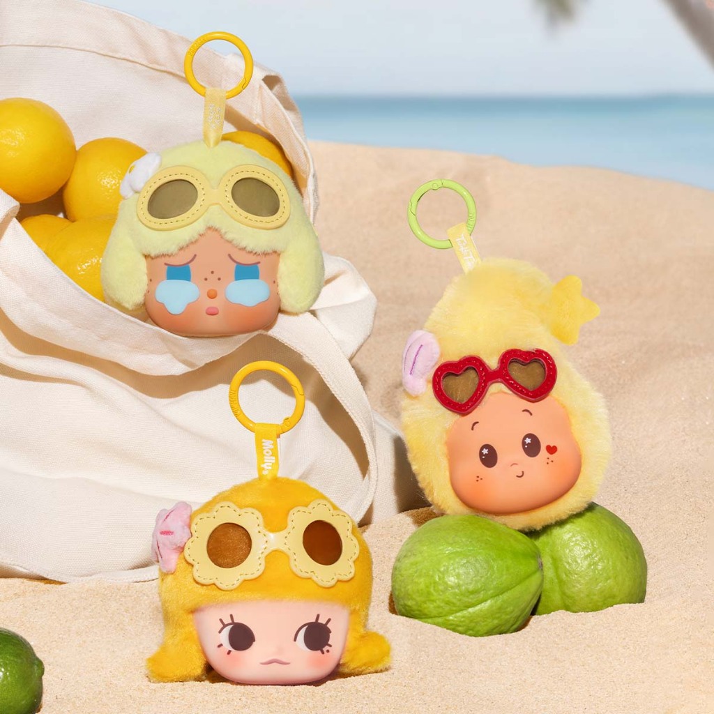 (พร้อมส่ง) POP BEAN Island Vacation Series เคสหูฟังและพวงกุญแจ (เช็คการ์ด)