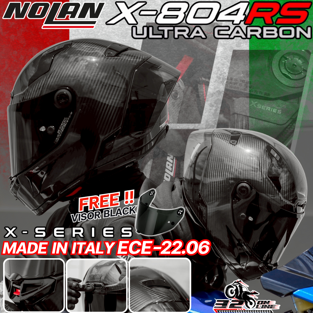 ล็อตใหม่ 2026 หมวกกันน็อค NOLAN รุ่น X-804 RS PURO !! ของใหม่ ของแท้ ส่งไว!! 320sp.online
