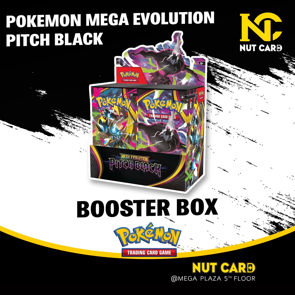 [Pokemon] Mega Evolution—Pitch Black Booster Box  (ภาษาอังกฤษ)