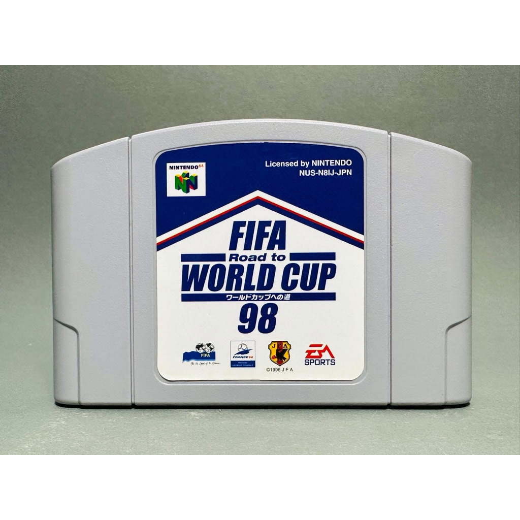 (1) ตลับแท้ Nintendo 64(japan)(N64)  FIFA: Road to World Cup 98