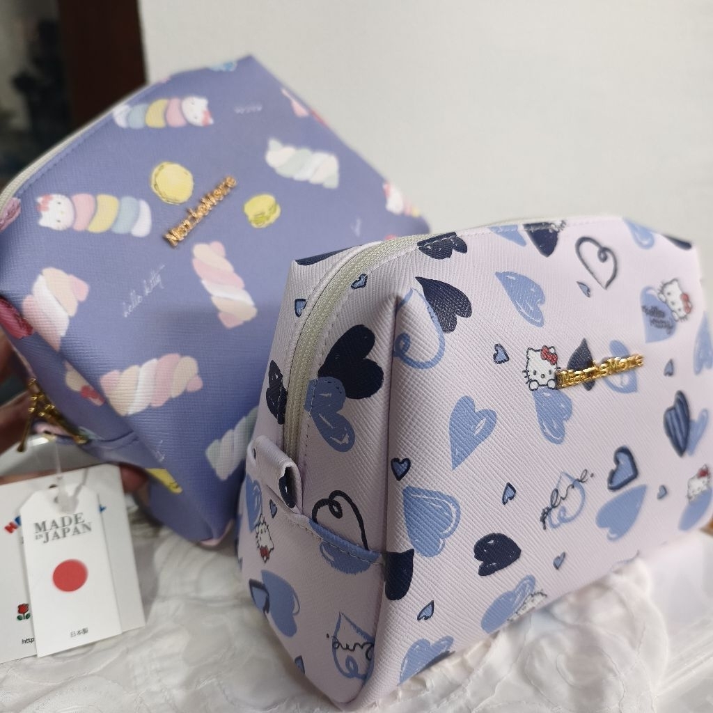 พร้อมส่ง💟🇯🇵กระเป๋าเครื่องสำอาง Hello Kitty ของใช้คิดตี้ จากญี่ปุ่นลิขสิทธิ์แท้ ของขวัญวันแม่