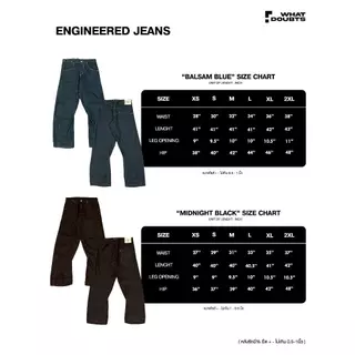Whatdoubts Engineered jeans Balsam blue - Midnight black