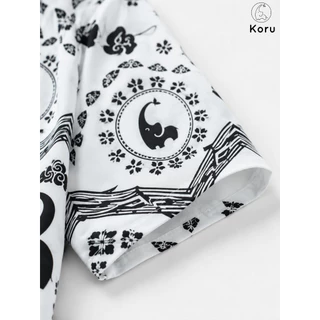 KORU เสื้อฮาวาย ลายช้างภูผา