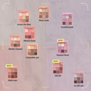 [รุ่นอัพเกรดใหม่!] 3CE Multi Eye Color Palette ทรีซีอี มัลติ อาย คัลเลอร์ พาเลท 8.2 กรัม พาเลทตา 9 ช่องโฉมใหม่