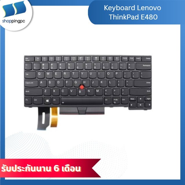 คีบอร์ดโน้ตบุ้ค  Lenovo ThinkPad E480 L480 L380 Yoga T480s Black (Stock)