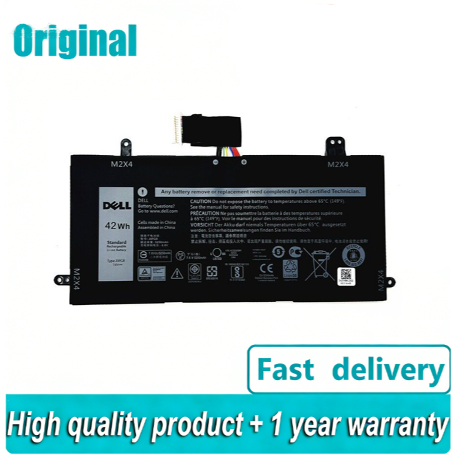 J0PGR JOPGR 1WND8 7.6V 5250mAh Laptop Battery For Latitude 12 5285 2-in-1 Latitude 5285