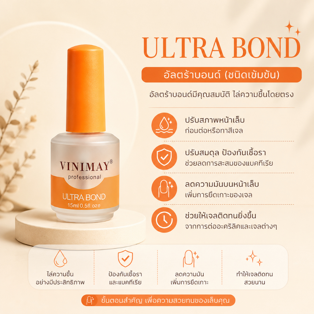 ULTRA BOND (ชนิดเข้มข้น) VINIMAY 15ml. อัลตร้าบอร์น น้ำยาไล่ความชื้น วินิเมย์ พร้อมส่ง​🇹🇭🇹🇭