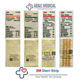3M Steri Strip แผ่นเทปปิดแผล สเตอร์ไรด์ รหัสสินค้า Reinforced Skin Closures R1547 R1541 R1546 B1551