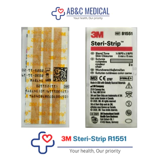 3M Steri Strip แผ่นเทปปิดแผล สเตอร์ไรด์ รหัสสินค้า Reinforced Skin Closures R1547 R1541 R1546 B1551