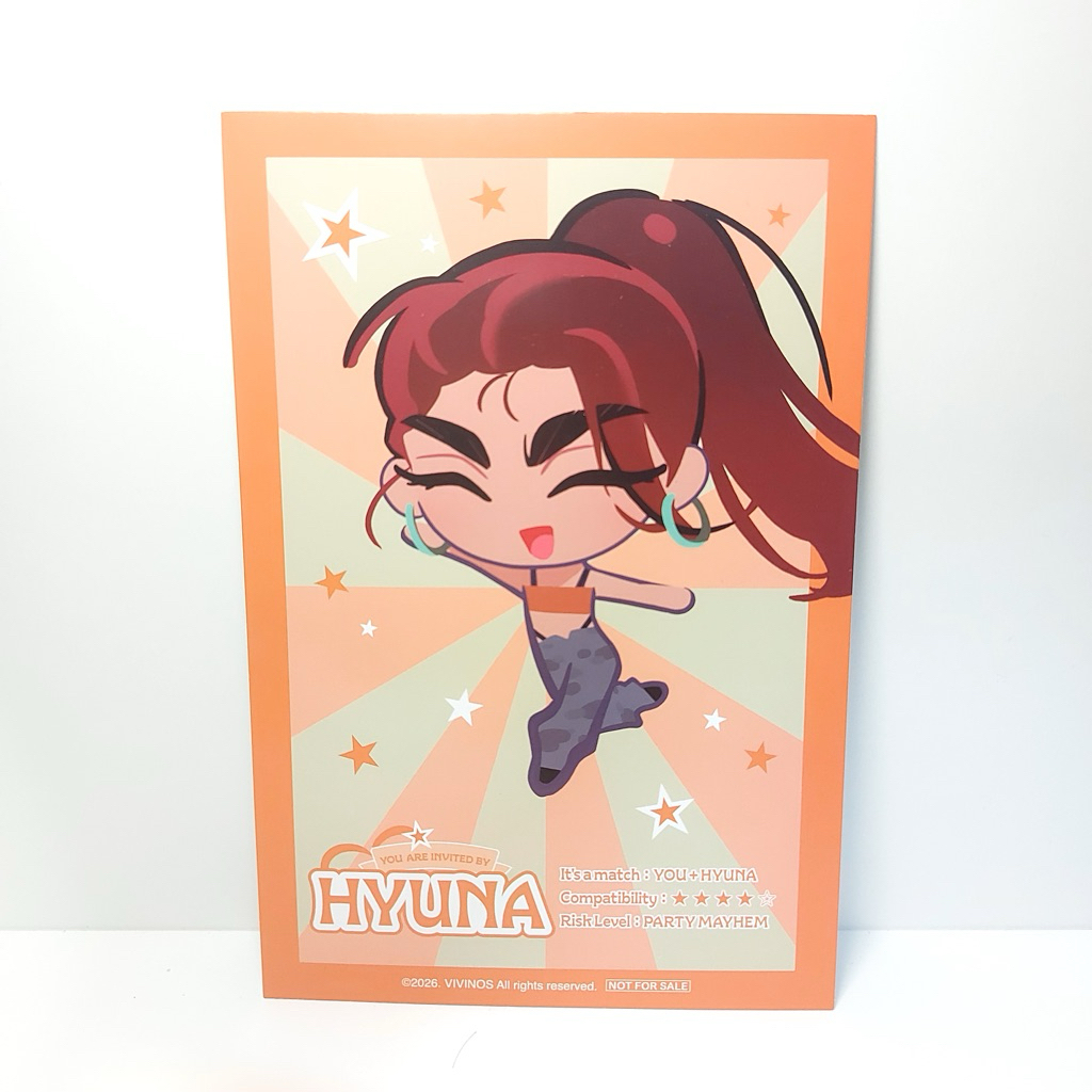 (ของแท้) โปสการ์ด Hyuna | Alien Stage