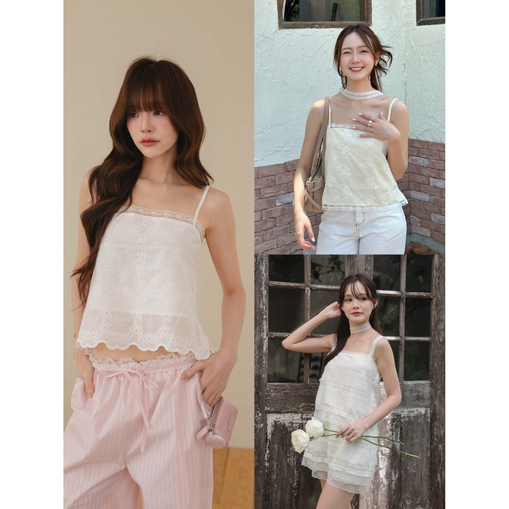LILGLORY Aimee Top เสื้อสายเดี่ยว (เฉพาะเสื้อ)