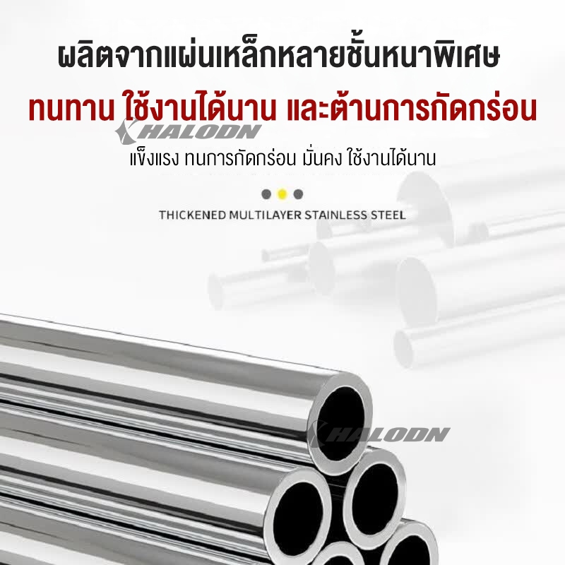 HALODN อวนจับปลา น้ำ ปลาอลูมิเนียมพับเก็บได้ รูปที่ 3