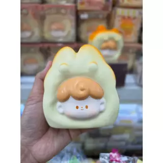 ของเล่นบีบมือ​ ส​กุชชี่​ Squishy​ ขนมปังโทสต์​ เด็กชายสุดน่ารัก​