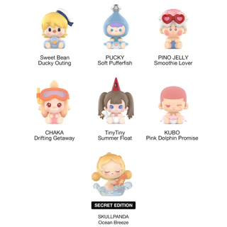 🛵พร้อมส่งด่วนจากไทย pop bean island vacation series mini figures