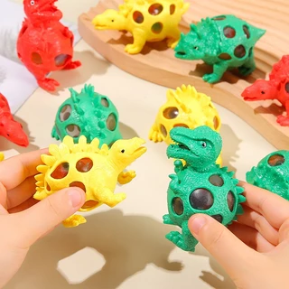 ของเล่นลูกบอลบีบ ลูกบอลตาข่าย ของเล่นคลายเครียด ของเล่นเด็ก ของเล่นไดโนเสาร์สำหรับเด็กสร้างบรรยากาศแบบบีบ