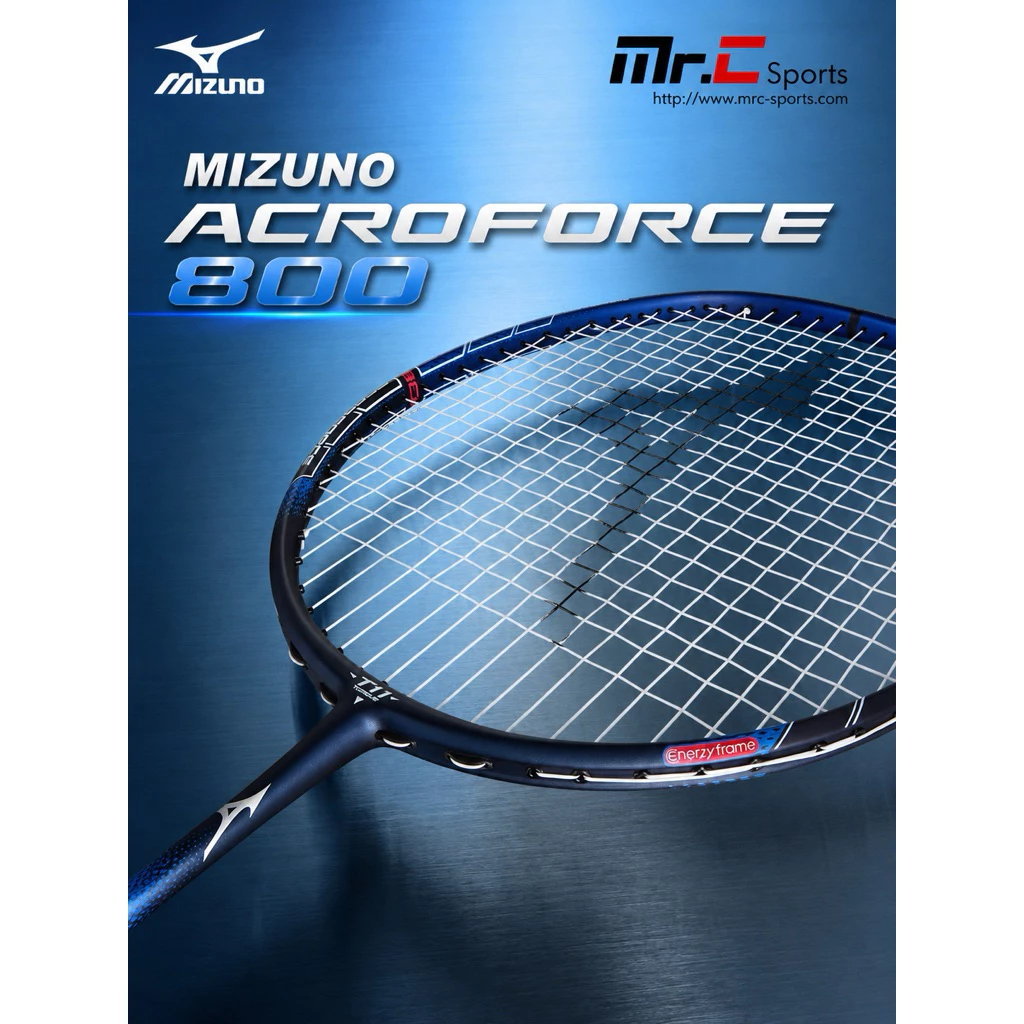 ไม้แบดมินตัน MIZUNO ACROFORCE 800 4U แถมเอ็น พันด้าม ซอง (โปรดอ่านรายละเอียดก่อนสั่ง)