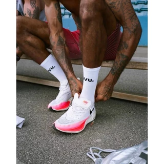 พร้อมส่ง!!!ถุงเท้า UVU Running Sock (Black/White)