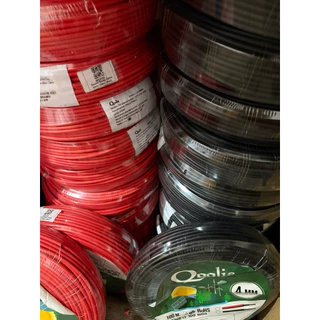 สายไฟโซล่าเซลล์ พร้อมหัวต่อ mc4 1 ด้าน ยาว 5m (ได้สายไฟ 2 เส้น) สาย PV ยี่ฮ่อ Qoolis แท้ มาตรฐาน มอก.