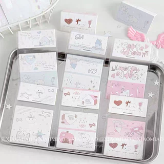 พร้อมส่งจากไทย🇹🇭 1 set/12 ชิ้น หัวถุงลายน่ารักๆ