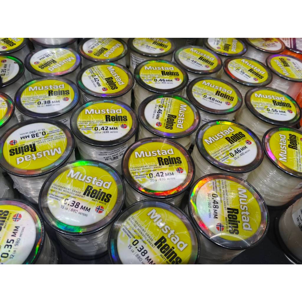 สายเอ็นตกปลา Mustad Reins จมน้ำไว