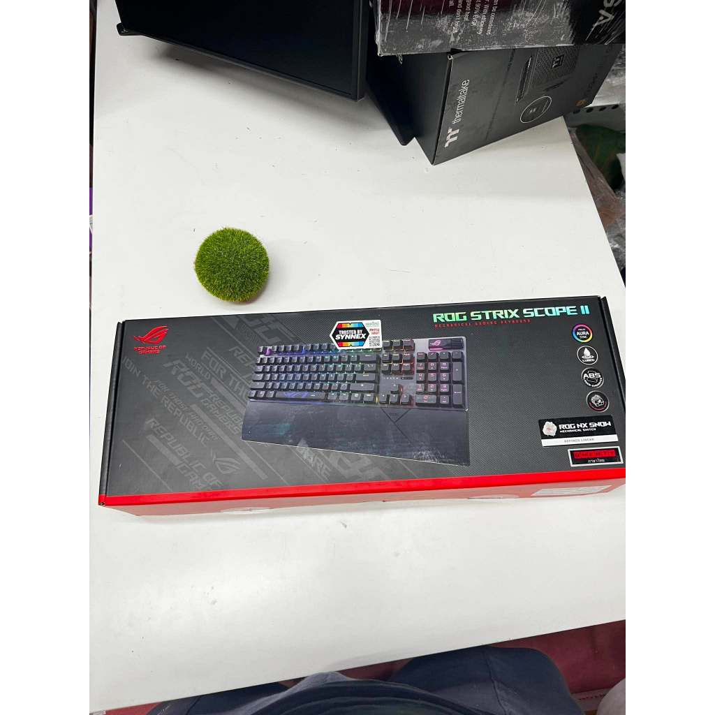 KEYBOARD ASUS ROG STRIX SCOPE II RX (BLACK)ASUS ROG STRIX SCOPE II NX SNOW Gaming  แป้นภาษาไทย