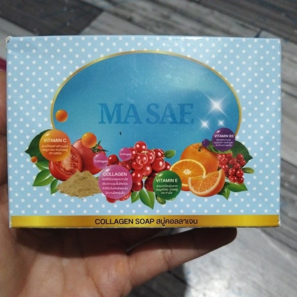 สบู่คอลลาเจนมาเซ่ สำหรับทำความสะอาดผิวหน้า #สบู่ล้างหน้า #สบู่มาเซ่