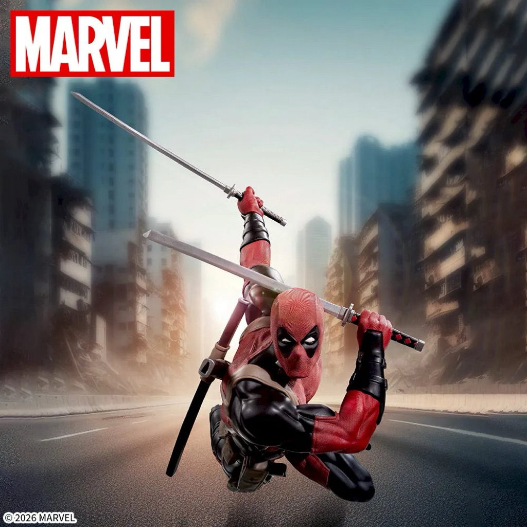 (พร้อมส่งงานแท้ %) เดดพูล มาเวล Marvel Sega Deadpool Luminasta Figure