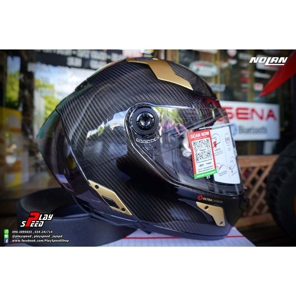 NOLAN X-804 RS ULTRA CARBON : AUREO Carbonio Oro