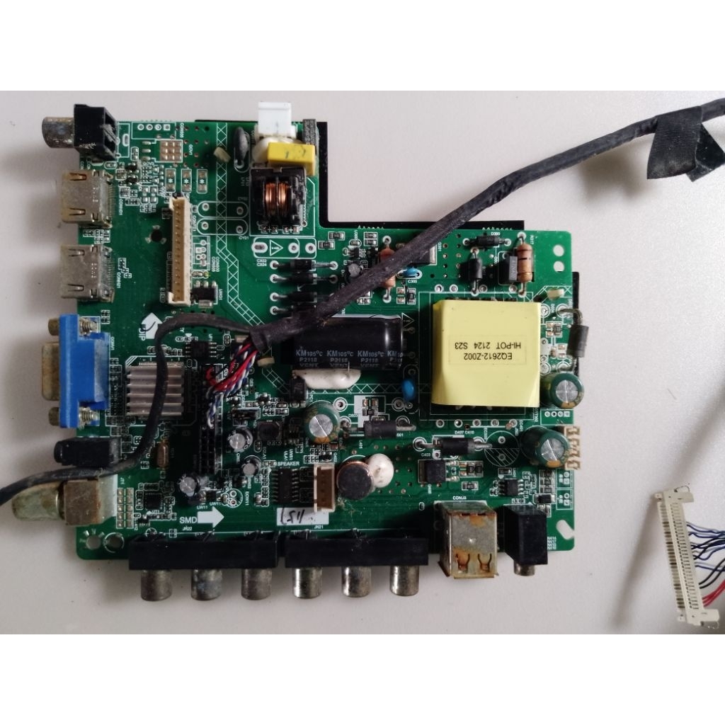 เมนบอร์ดVHiTECH32นิ้วรุ่นLWD-325AAพาร์ทDM.3663LUAถอด