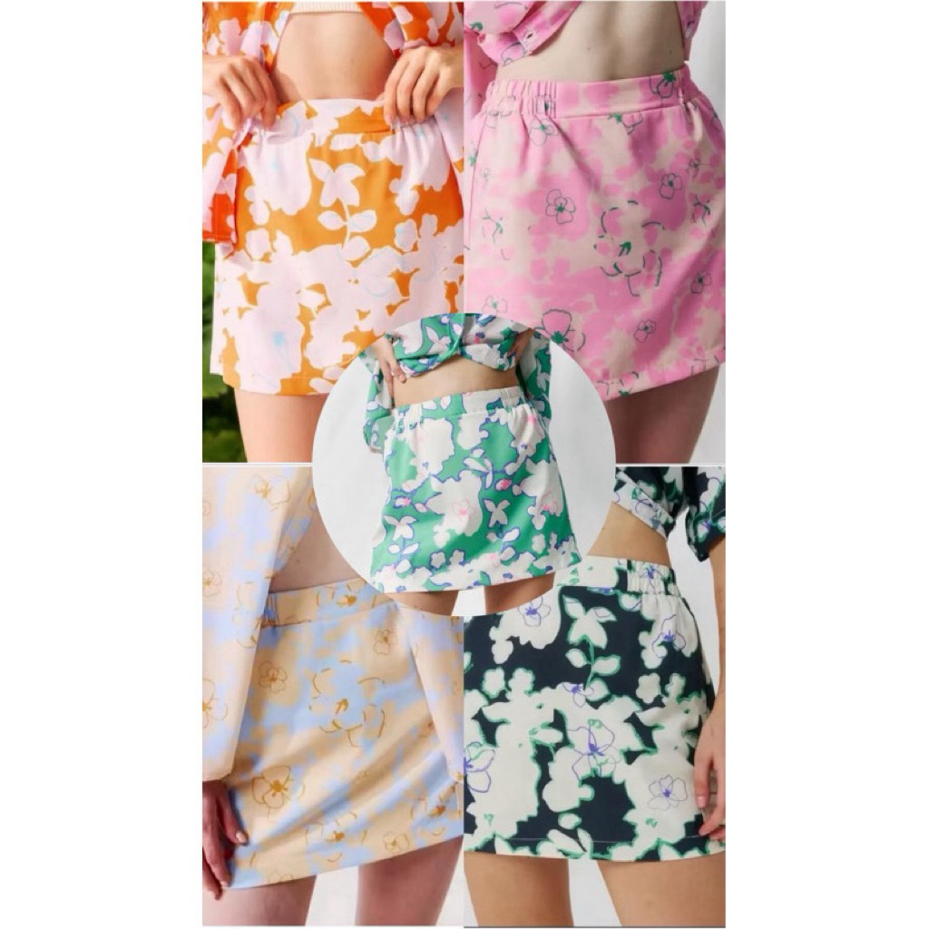 (New) พร้อมส่ง Endless Holiday City Skorts กระโปรง M L / used like new