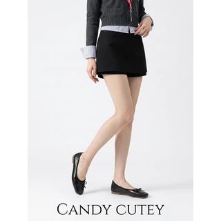 Candy Cutey รองเท้าแบนบาเล่ต์ผู้หญิง หนังนุ่มสุดๆ ใส่สบายไม่เจ็บเท้า ส้นออกแบบป้องกันการถลอกเท้า ดีไซน์เรียบง่ายเข้ากับท